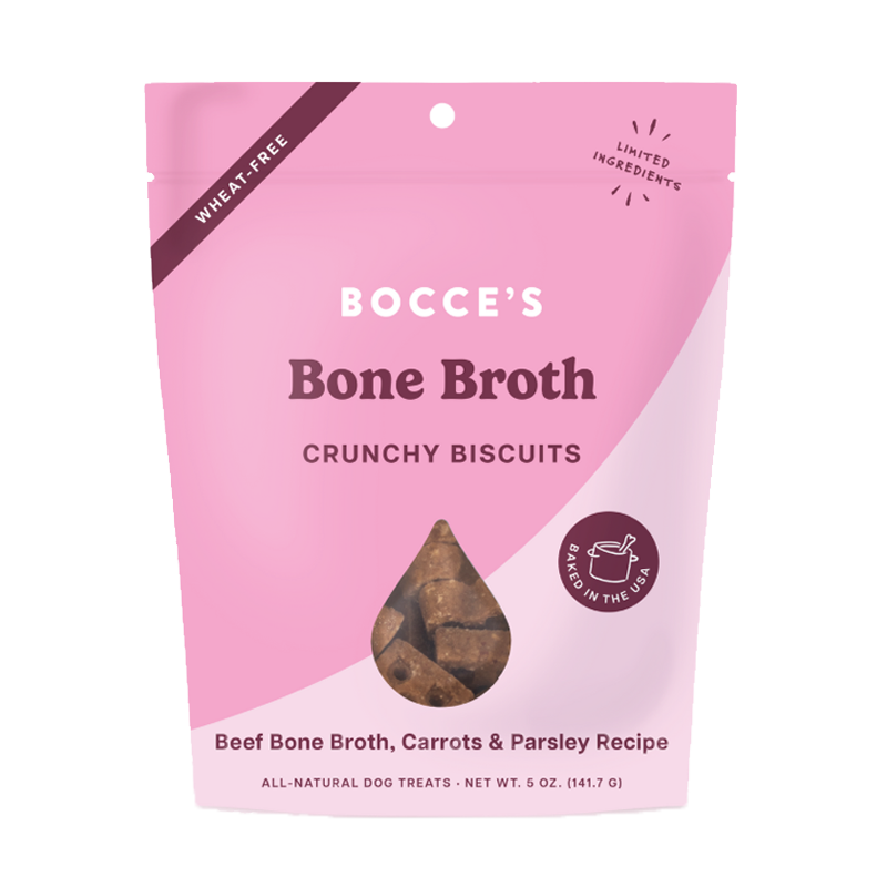 Bocce's Bone Broth Dog Biscuits 5oz/142g