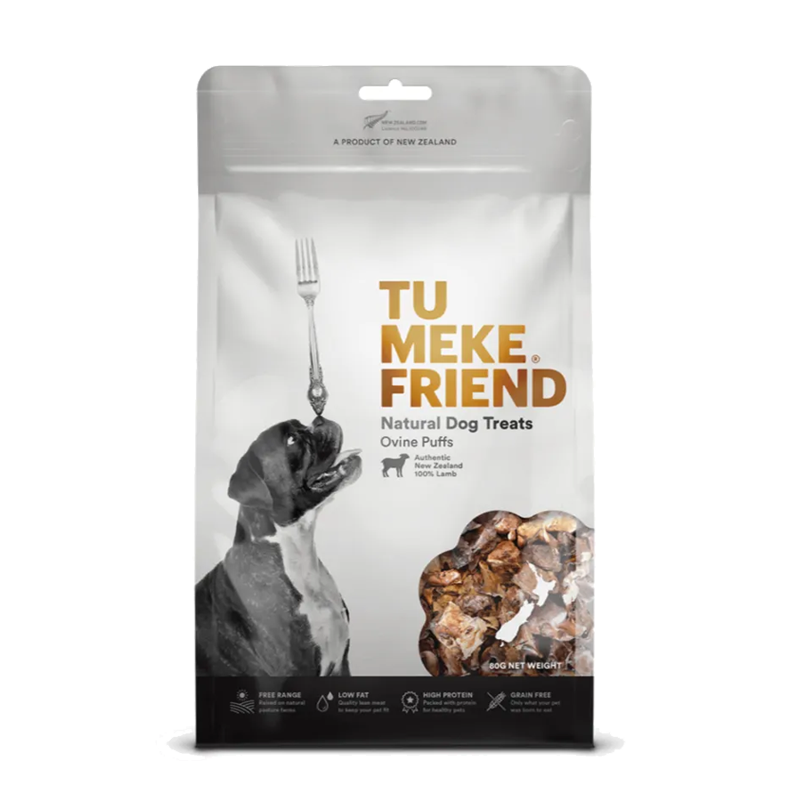 Tu Meke Friend Lamb Puff Dog Treats 80g
