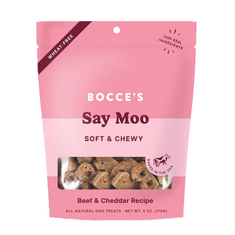 Bocce's Say Moo Soft & Chewy Dog Treats 6oz/170g