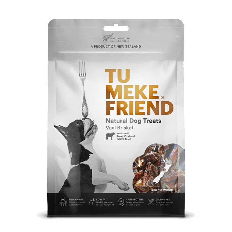 Tu Meke Friend Veal Brisket Dog Treats 100g