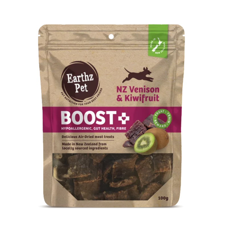 BOOST+ Venison & Kiwifruit Dog Treats 100g