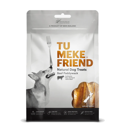 Tu Meke Friend Beef Paddywack Dog Treats 100g