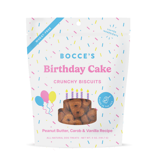Bocce's Birthday Cake Dog Biscuits 5oz/142g
