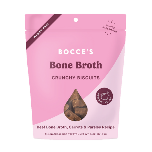 Bocce's Bone Broth Dog Biscuits 5oz/142g