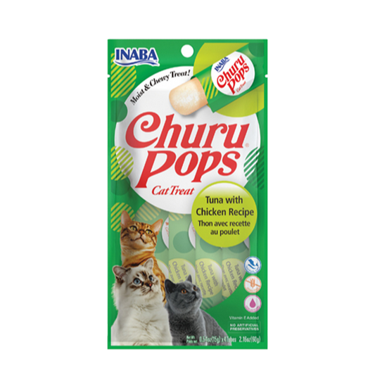 Inaba Churu Pops Tuna & Chicken Cat Treats 65g