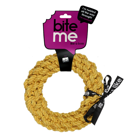 'Da-Chain' Braided Ring Yellow 18cm