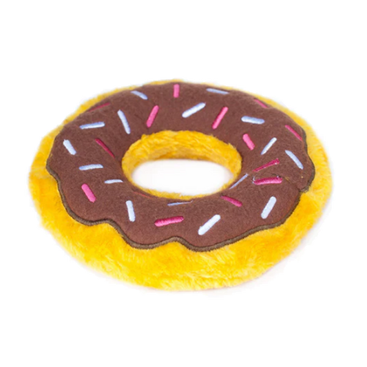 ZippyPaws Dog Toy Donutz Chocolate