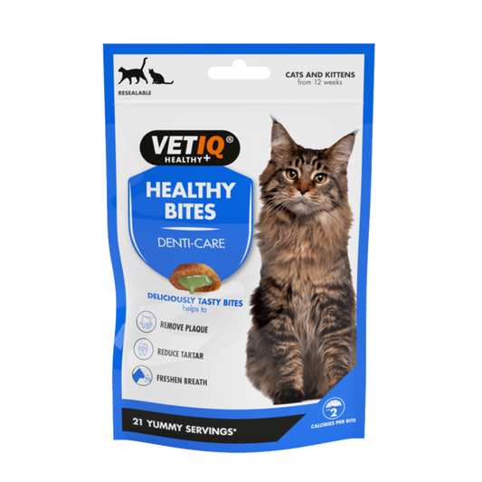VetIQ Healthy Bites Breath & Dental Care for Cats 65g