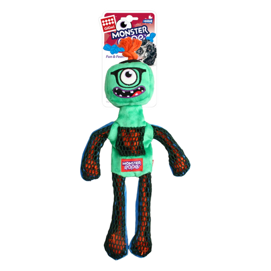 GiGwi Monster Rope Toy Green