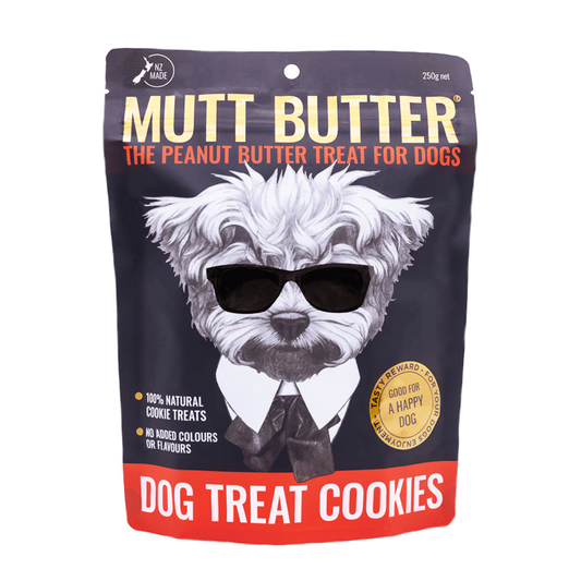 Mutt Butter Original Peanut Butter Cookies Dog Treats 250g