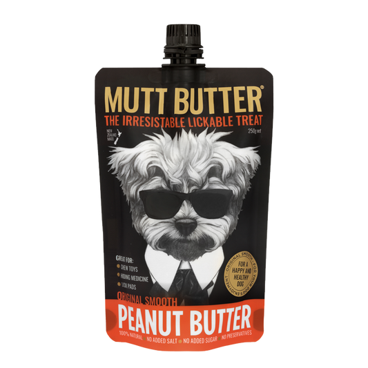 Mutt Butter Squeezy Peanut Butter Dog Treat 250g
