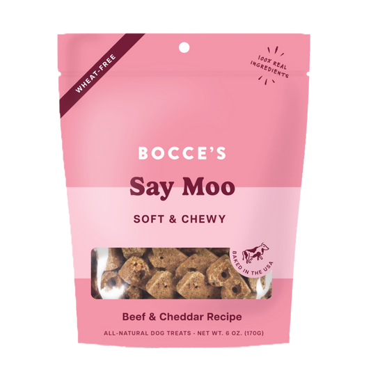 Bocce's Say Moo Soft & Chewy Dog Treats 6oz/170g