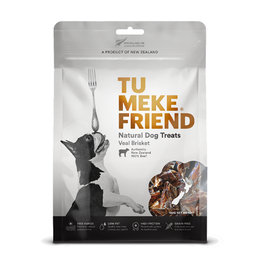 Tu Meke Friend Veal Brisket Dog Treats 100g