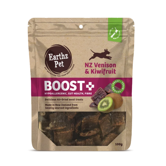 BOOST+ Venison & Kiwifruit Dog Treats 100g